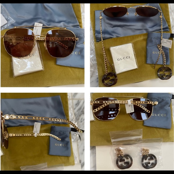 GUCCI GOLD CHAIN- LINK FROM THE CHARM COLLECTION, WITH DETACHABLE CHARMS - Picture 10 of 16